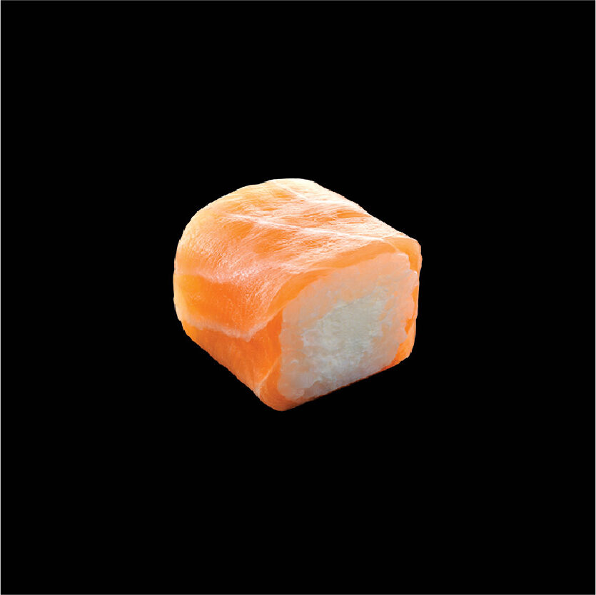 Saumon, fromage roll, 8 pièces