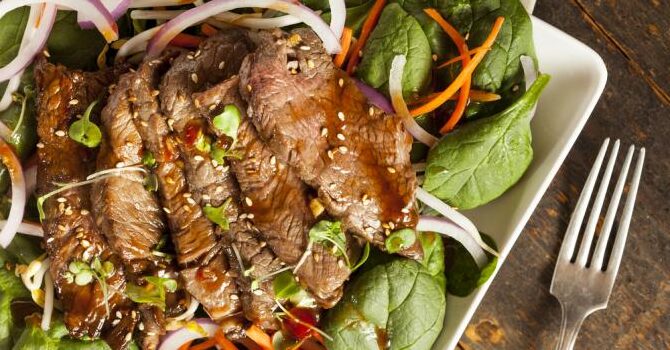 Salade de bœuf épicé