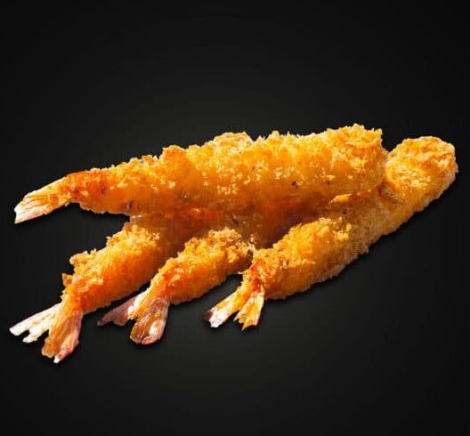 Tempura de crevettes, sauce sweet chili